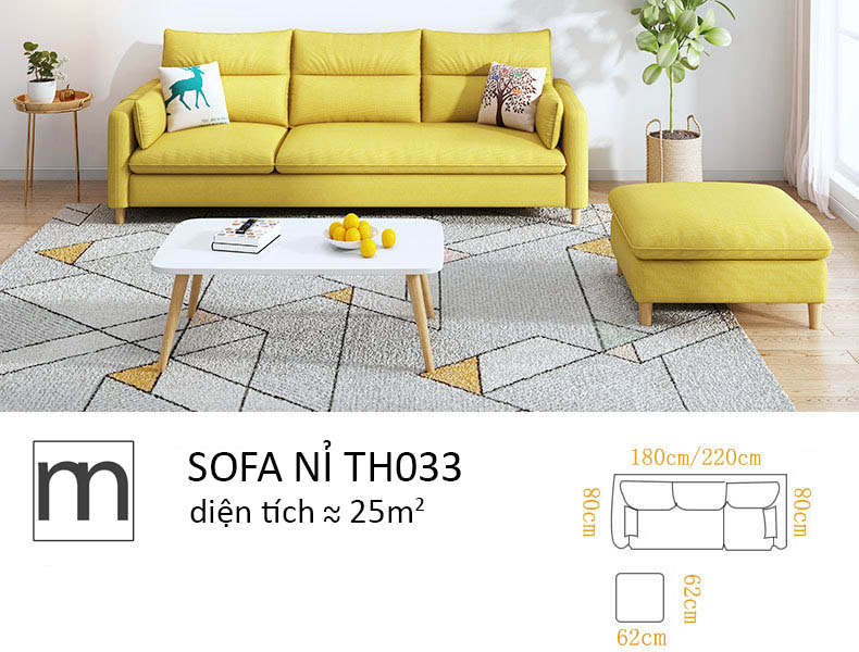 kích thước sofa phù hợp với diện tích nhà