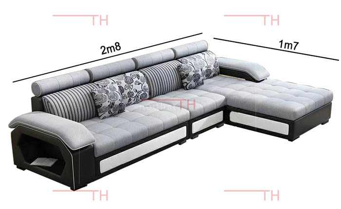 Kích thước sofa nỉ