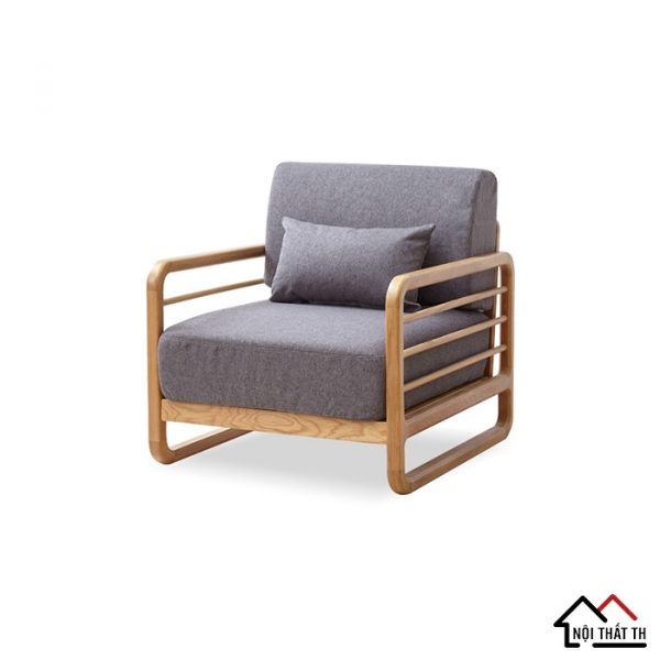 Ghế sofa gỗ sồi ghế đơn