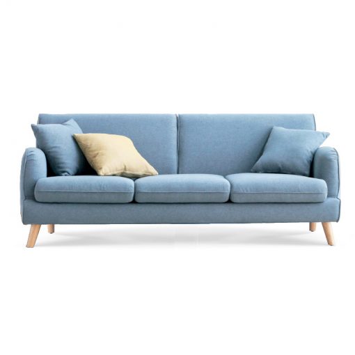 Sofa văng nỉ màu xanh