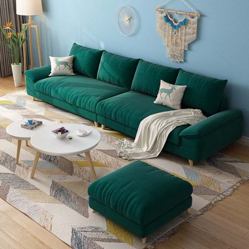 Sofa văng xanh ngọc