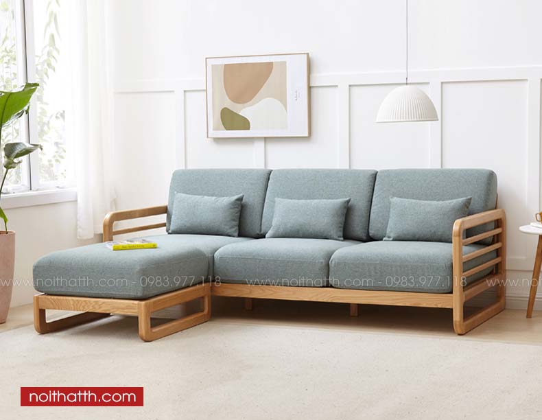Ghế sofa gỗ sồi 