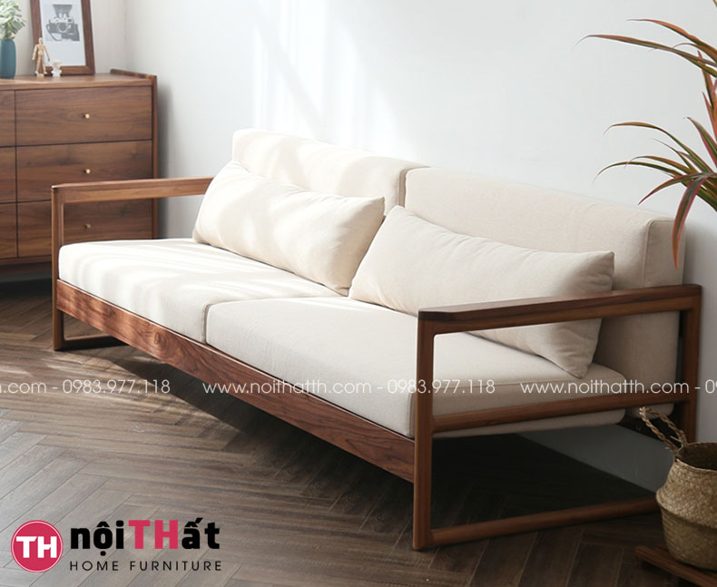 Sofa văng gỗ hiện đại
